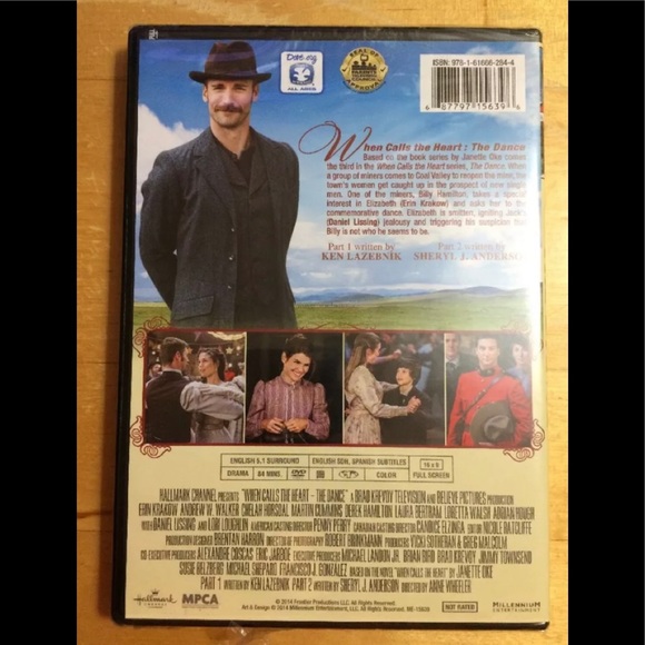 New When Calls the Heart The Dance DVD 2014 Movie 3 Erin Krakow  Daniel Lissing - Picture 2 of 3